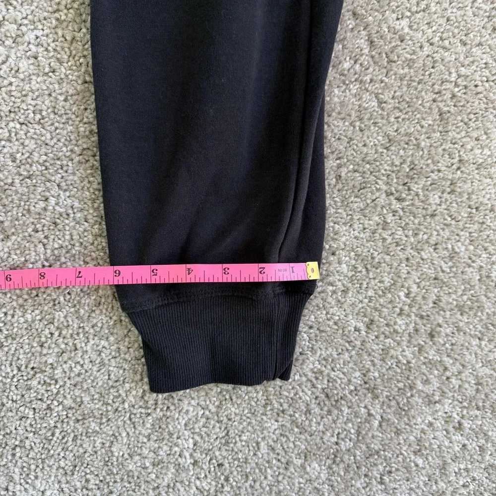 Spyder Active Jogger Pants Mens Large Black Knit Elastic Waist Zipper Pockets